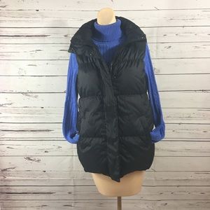 Black Gap Down Puffer Vest
